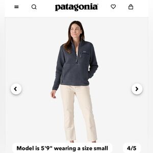 Navy Blue Patagonia Retro Pile Fleece Marsupial #fleece